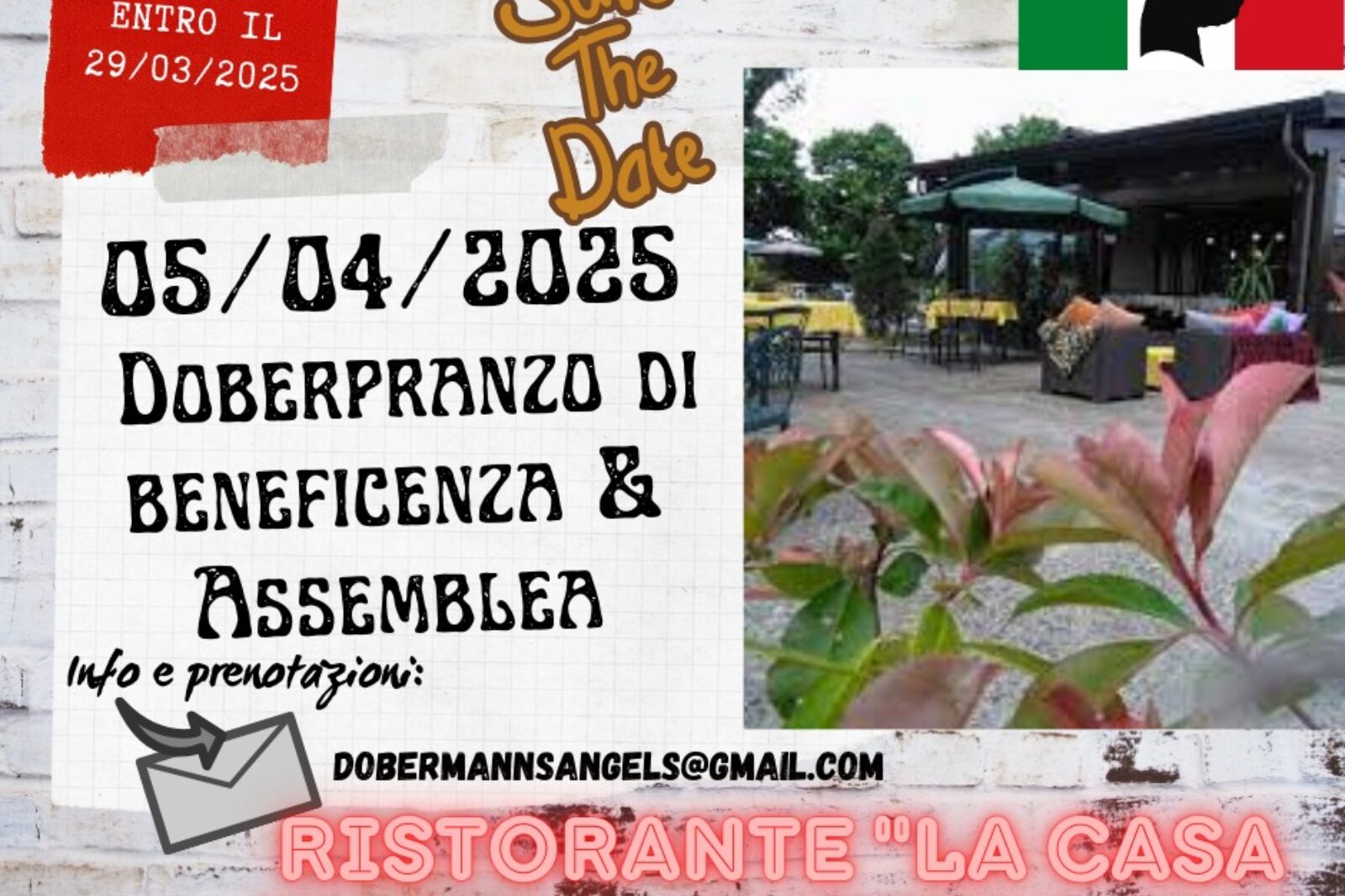 05/04/2025 DOBERPRANZO DI BENEFICENZA E ASSEMBLEA BUSSETO