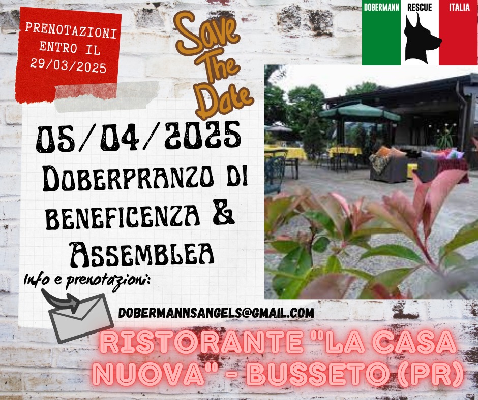 5 aprile 2025 - Assemblea soci e Doberpranzo beneficenza
